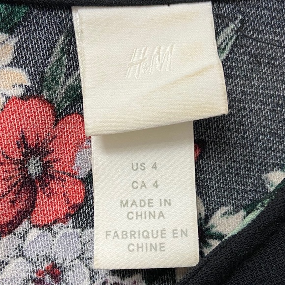 H&M Floral Long Sleeve Shift Dress - Picture 4 of 5